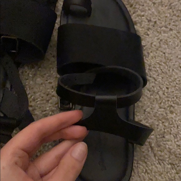 Black Target Sandals - Picture 2 of 3